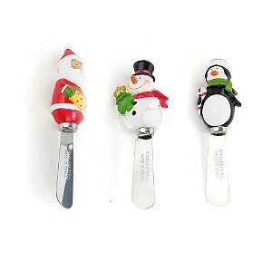 Espátula de natal colorido (3und)