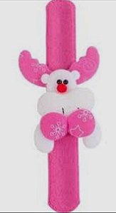 Pulseira de natal rena rosa (1 und)