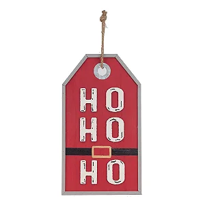 Quadro hohoho vermelho de natal