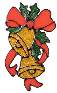 Adesivo decorativo para vidro de natal sortidos pequeno (1 und)