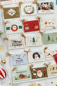Gift cards de natal sortidos colorido (1 und)