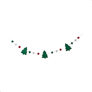 Guirlanda de pompom árvore de natal (1 und)