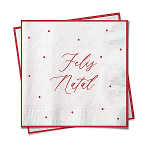 Guardanapo poa feliz natal (20und)