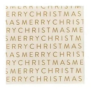 Guardanapo de papel merry christmas de natal (20 und)