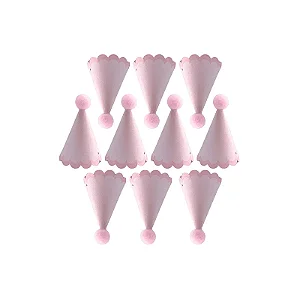 Mini chapeuzinho candy rosa (10un)