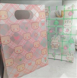 Sacola decorativa ursinhos sortidos (1 und)