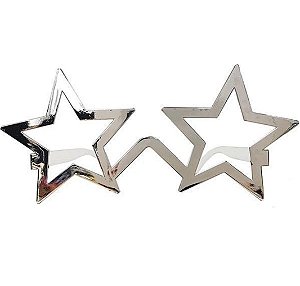 Óculos estrela prata (1 und)