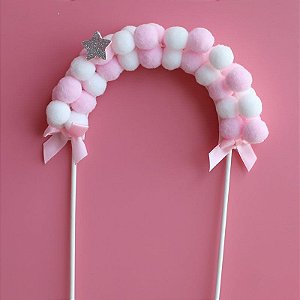 Topo de arco rosa (1und)