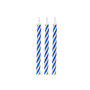 Vela espiral azul antiga (16und)