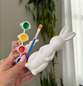 Enfeite coelho para colorir páscoa (1 und)