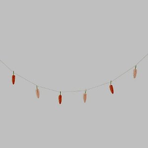 Guirlanda mini cenoura de páscoa ( 1 un)