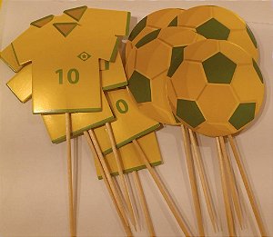 Toppers brasil (12 unidades)