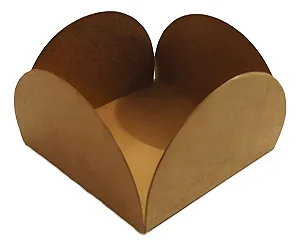 Forminha para doce marrom (50 und)