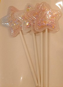 Topper de bolo estrelas (04und)