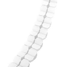 Guirlanda decorativa branco (1und)