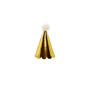 Mini chapeuzinhos dourado (10und)