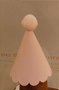 Mini chapeuzinhos rosa candy (10und)