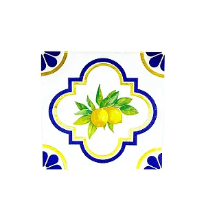 Guardanapo de papel lemon blue (10 unidades)