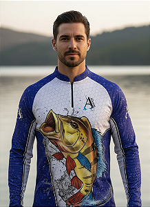Camisa de Pesca UV50+ Tucunaré Force Furia