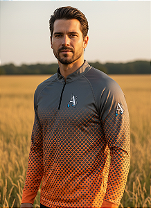 Camisa de Pesca UV50+ Armor Fish Orange Blaze