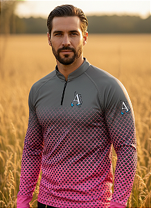 Camisa de Pesca UV50+ Armor Fish Pink Venom