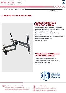 Suporte TV tri articulado- STA 71