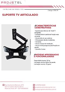SUPORTE TV ARTICULADO - STA 70