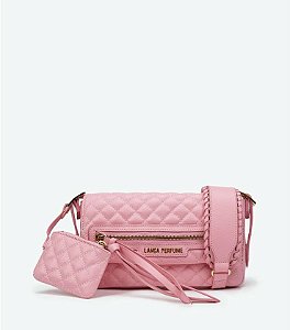 BOLSA SHOULDER COURO MATELASSE LANÇA PERFUME