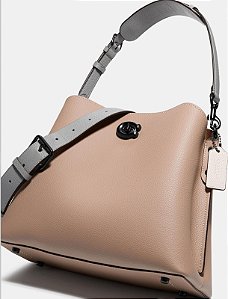 BOLSA WILLOW SHOULDER  TAUPE MULTIBOLSA COACH