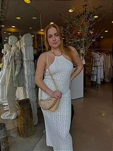VESTIDO TRICOT SIGNATURE FRENTE UNICA