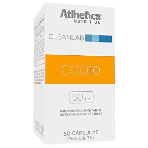 CLEANLAB COQ10 50MG 60CAPS - ATLHETICA