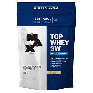 TOP WHEY 3W PERFORMANCE REFIL 1,8KG - MAX  TITANIUM