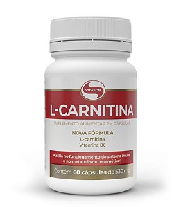 L CARNITINA 60 CAPSULAS 530MG - VITAFOR