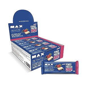 POWER PROTEIN CRISP CX C/ 12UN DE 44G - MAX TITANIUM