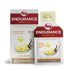 END ENERGY GEL 12 SACHES DE 30G BAUNILHA - VITAFOR
