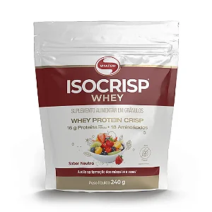 ISOCRISP WHEY NEUTRO POUCH 240G - VITAFOR