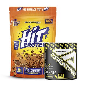 KIT HIT WHEY REFIL 900G + CREATINA PLATINUM 300G - ADAPTO