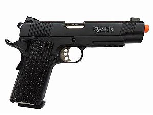 Pistola de airsoft 1911 Warrior Black R28 BK QGK GBB 6mm