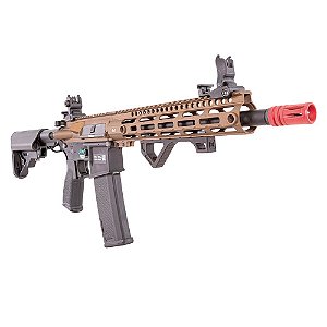 Rifle de Airsoft AEG M4 Carbine Long M-LOK SA-E20 Half Bronze