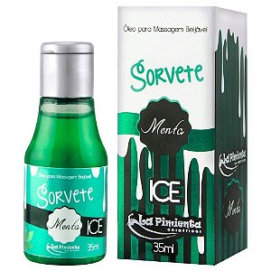 SORVETE MENTA ICE ÓLEO BEIJÁVEL 35ml