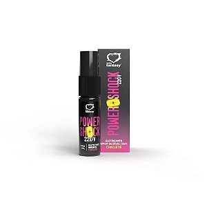 POWER SHOCK SPRAY VIBRANTE BEIJÁVEL CHICLETE 15ml