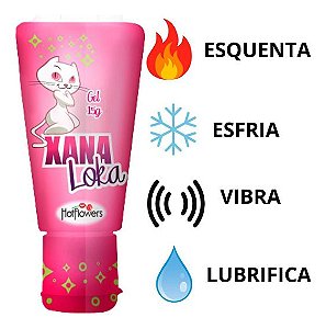 XANA LOKA GEL EXITANTE QUE EQUENTA, GELA E VIBRA 15g