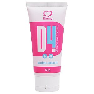 D4 GEL CHICLETE LUBRIFICANTE ÍNTIMO 60g