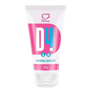 D4 GEL CHICLETE LUBRIFICANTE ÍNTIMO 60g