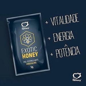 EXOTIC HONEY MEL EXCITANTE MASCULINO 5g