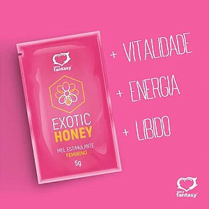 EXOTIC HONEY MEL EXCITANTE FEMININO 5g