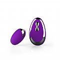 VIBRADOR ROXO EM SILICONE COM CONTROLE E 20 VIBRAÇÕES - 6751