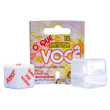 DADO CHAVEIRO O QUE EU SINTO POR VOCÊ