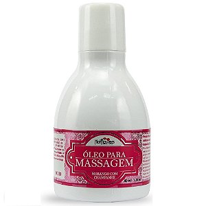 ÓLEO DE MASSAGEM MORANGO COM CHAMP. 40ml