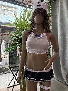 FANTASIA CONJ MARINHEIRA - TAM ÚNICO